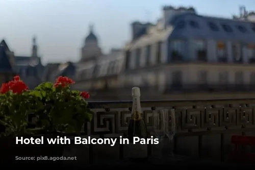 Hotel with Balcony in Paris