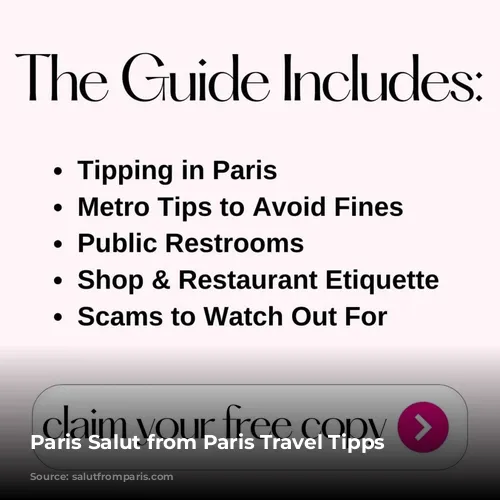 Paris Salut from Paris Travel Tipps 