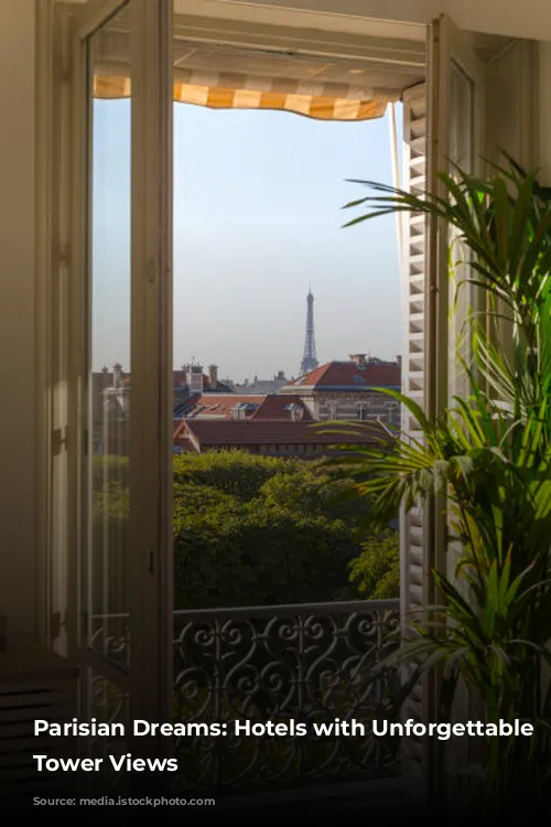 Parisian Dreams: Hotels with Unforgettable Eiffel Tower Views