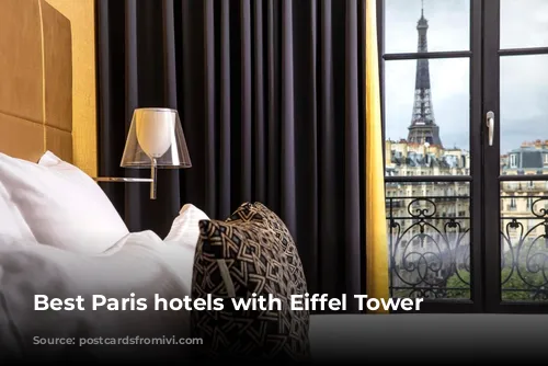 Best Paris hotels with Eiffel Tower views