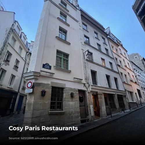 Cosy Paris Restaurants