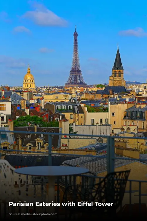  Parisian Eateries with Eiffel Tower Views