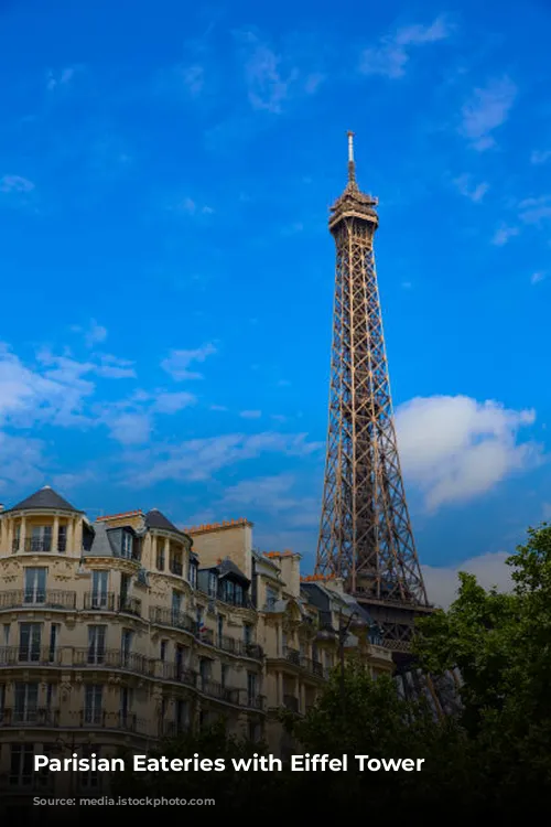  Parisian Eateries with Eiffel Tower Views