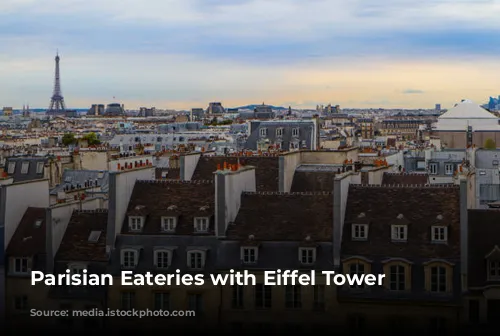  Parisian Eateries with Eiffel Tower Views