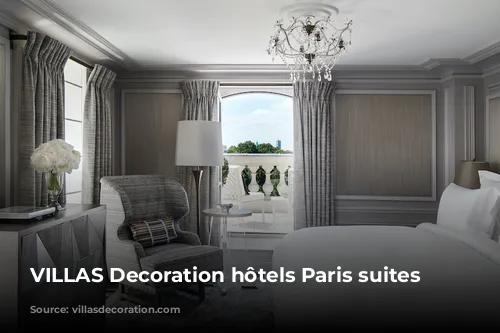 VILLAS Decoration hôtels Paris suites terrasses