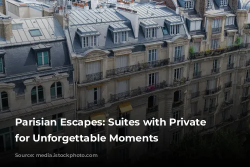 Parisian Escapes: Suites with Private Terraces for Unforgettable Moments