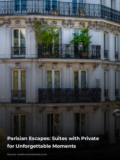 Parisian Escapes: Suites with Private Terraces for Unforgettable Moments