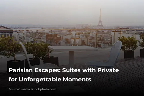 Parisian Escapes: Suites with Private Terraces for Unforgettable Moments