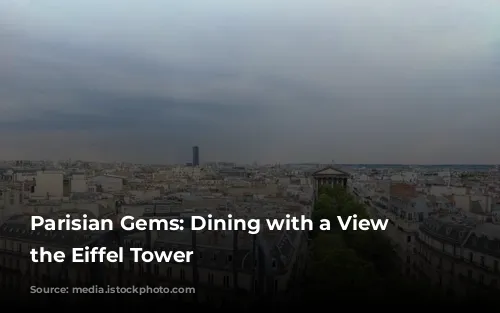 Parisian Gems: Dining with a View of the Eiffel Tower