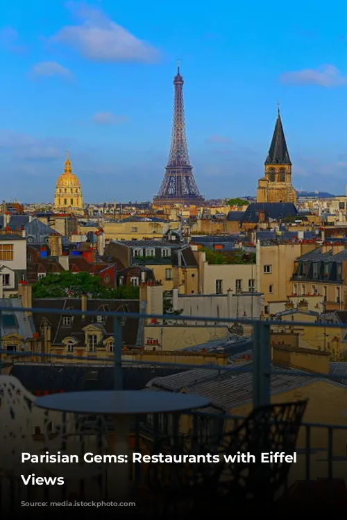 Parisian Gems: Restaurants with Eiffel Tower Views