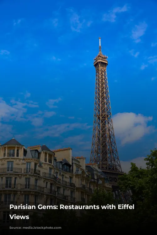 Parisian Gems: Restaurants with Eiffel Tower Views