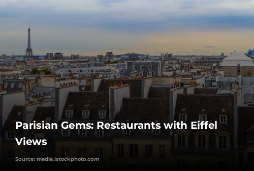 Parisian Gems: Restaurants with Eiffel Tower Views