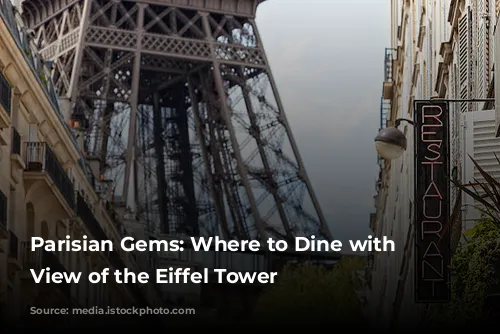 Parisian Gems: Where to Dine with a View of the Eiffel Tower