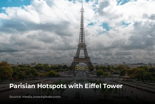 Parisian Hotspots with Eiffel Tower Views