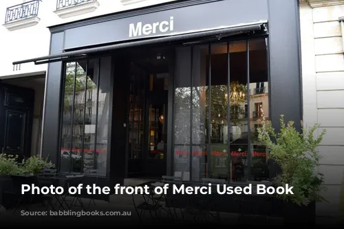 Photo of the front of Merci Used Book cafe