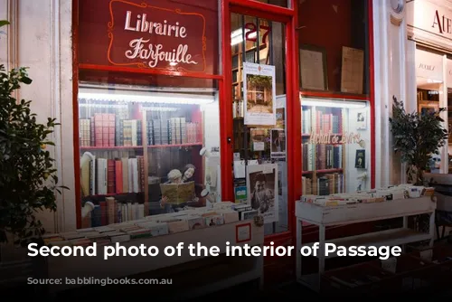 Second photo of the interior of Passage Jouffrey