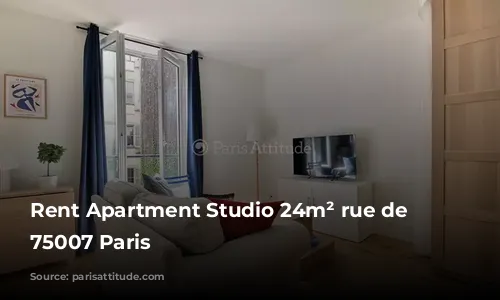 Rent Apartment Studio 24m² rue de Grenelle, 75007 Paris