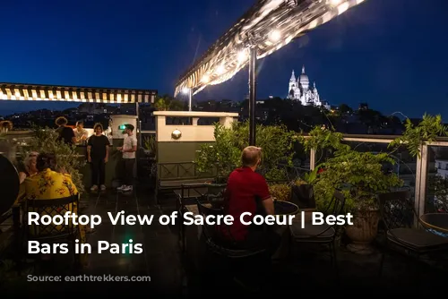 Rooftop View of Sacre Coeur | Best Rooftop Bars in Paris