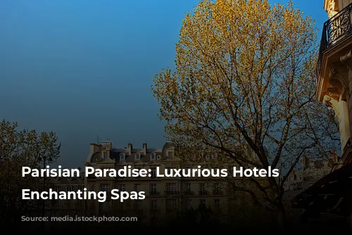 Parisian Paradise: Luxurious Hotels with Enchanting Spas