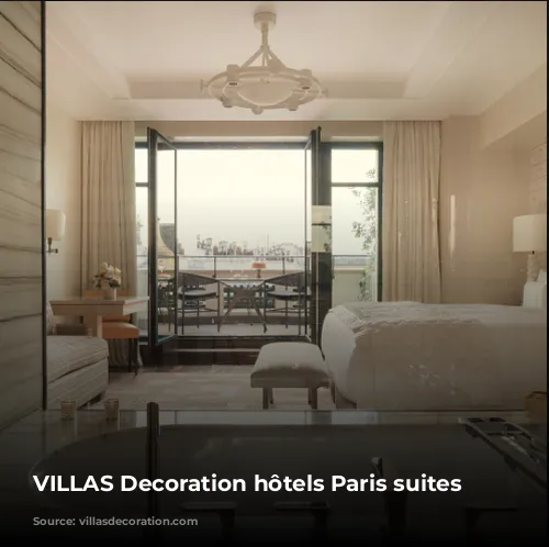 VILLAS Decoration hôtels Paris suites terrasses