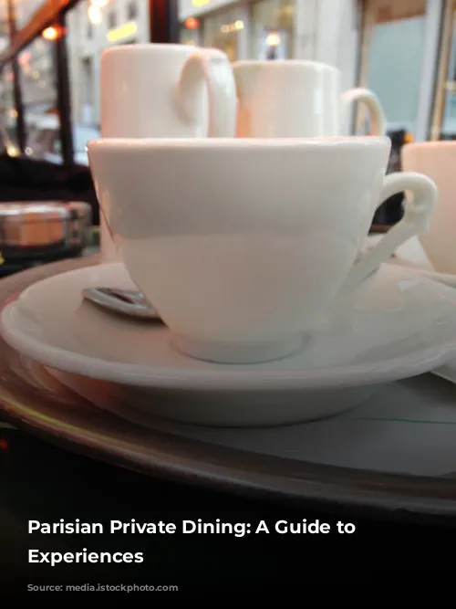 Parisian Private Dining:  A Guide to Exquisite Experiences