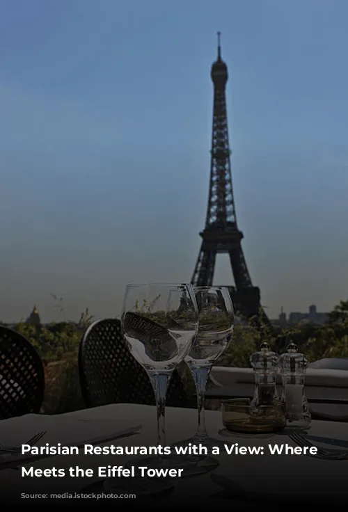 Parisian Restaurants with a View: Where Gastronomy Meets the Eiffel Tower