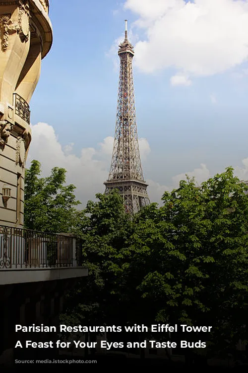 Parisian Restaurants with Eiffel Tower Views: A Feast for Your Eyes and Taste Buds