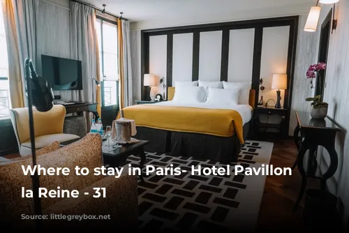 Where to stay in Paris- Hotel Pavillon de la Reine - 31