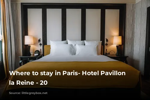 Where to stay in Paris- Hotel Pavillon de la Reine - 20