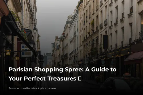 Parisian Shopping Spree: A Guide to Finding Your Perfect Treasures 🛍️