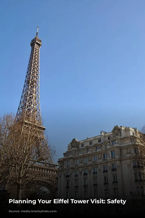 Planning Your Eiffel Tower Visit:  Safety First