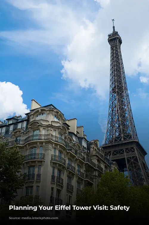 Planning Your Eiffel Tower Visit:  Safety First