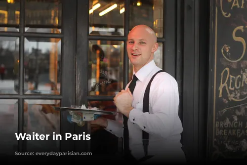 Waiter in Paris