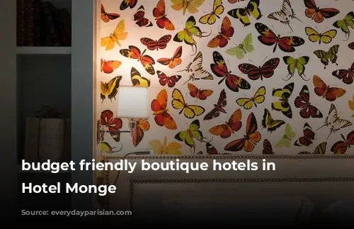 budget friendly boutique hotels in Paris Hotel Monge 