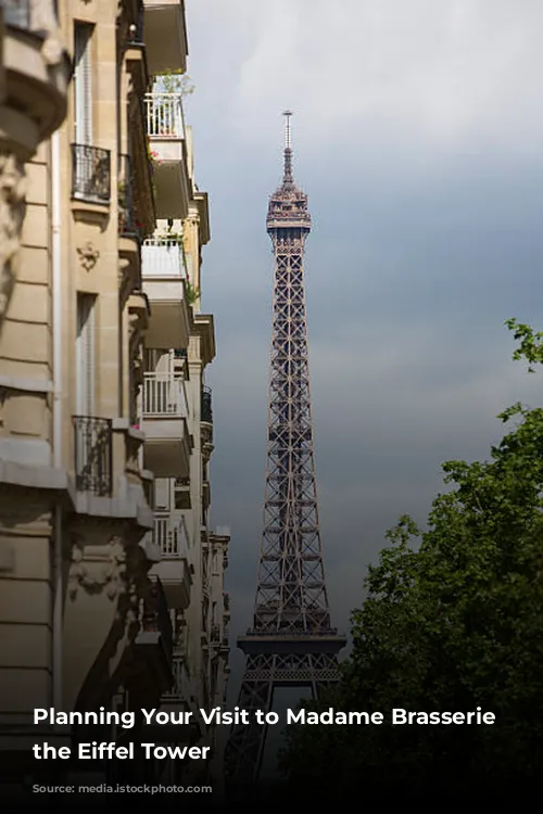 Planning Your Visit to Madame Brasserie at the Eiffel Tower