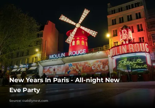 New Years In Paris - All-night New Year's Eve Party