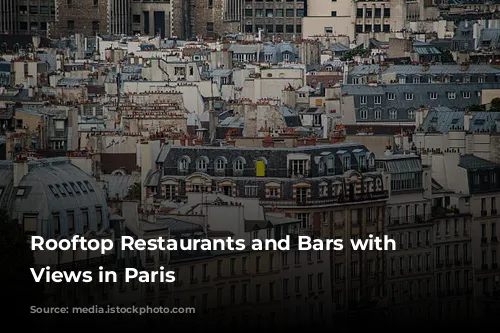 Rooftop Restaurants and Bars with Stunning Views in Paris