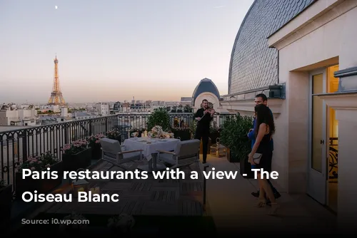 Paris restaurants with a view - The Peninsula Oiseau Blanc