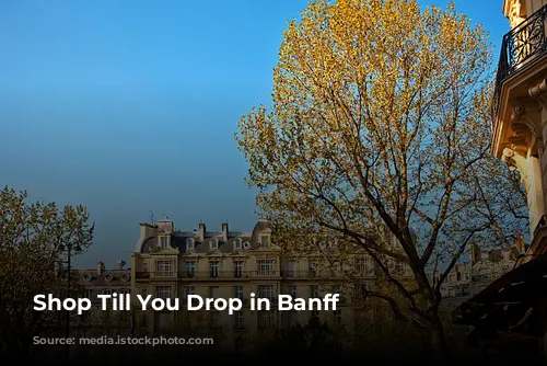 Shop Till You Drop in Banff