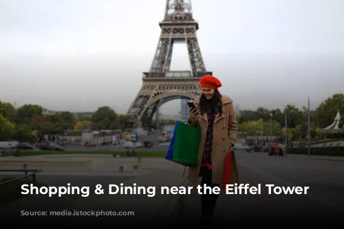 Shopping & Dining near the Eiffel Tower