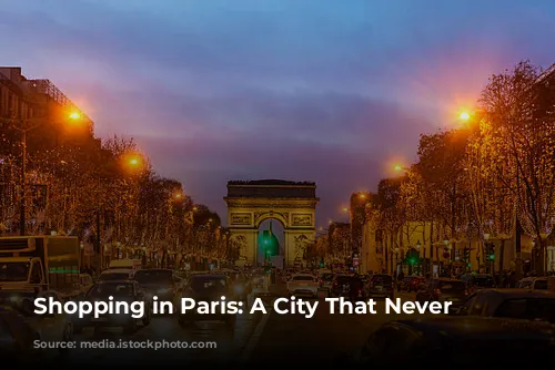 Shopping in Paris: A City That Never Sleeps