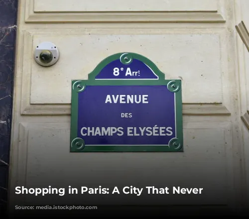 Shopping in Paris: A City That Never Sleeps