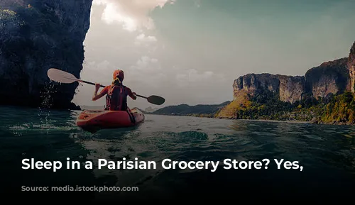 Sleep in a Parisian Grocery Store? Yes, Please!