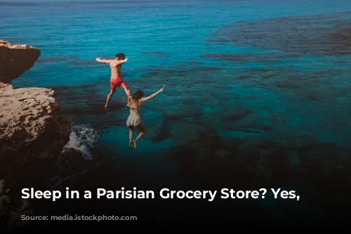 Sleep in a Parisian Grocery Store? Yes, Please!