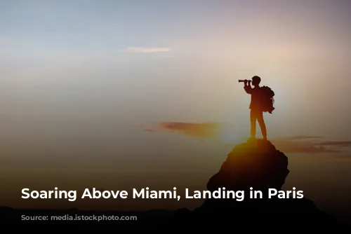 Soaring Above Miami, Landing in Paris