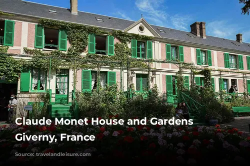 Claude Monet House and Gardens in Giverny, France