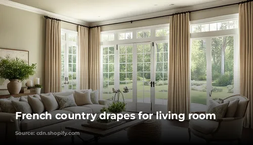 French country drapes for living room