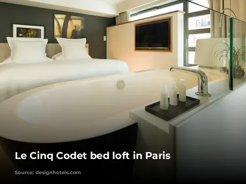 Le Cinq Codet bed loft in Paris