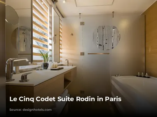 Le Cinq Codet Suite Rodin in Paris