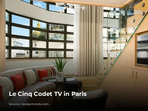 Le Cinq Codet TV in Paris